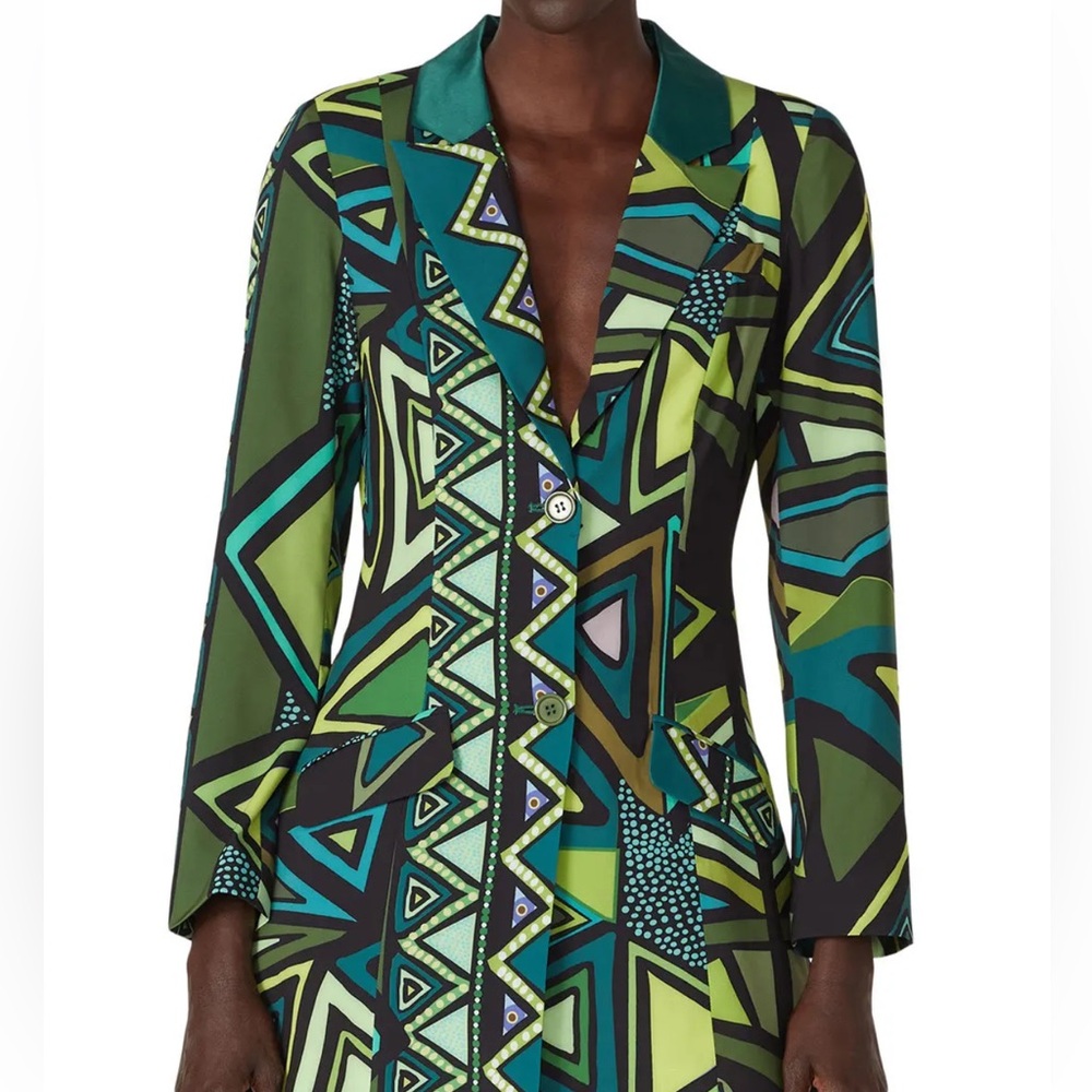 Kahindo size XS NWT RTR‎ Geometric printed blazer